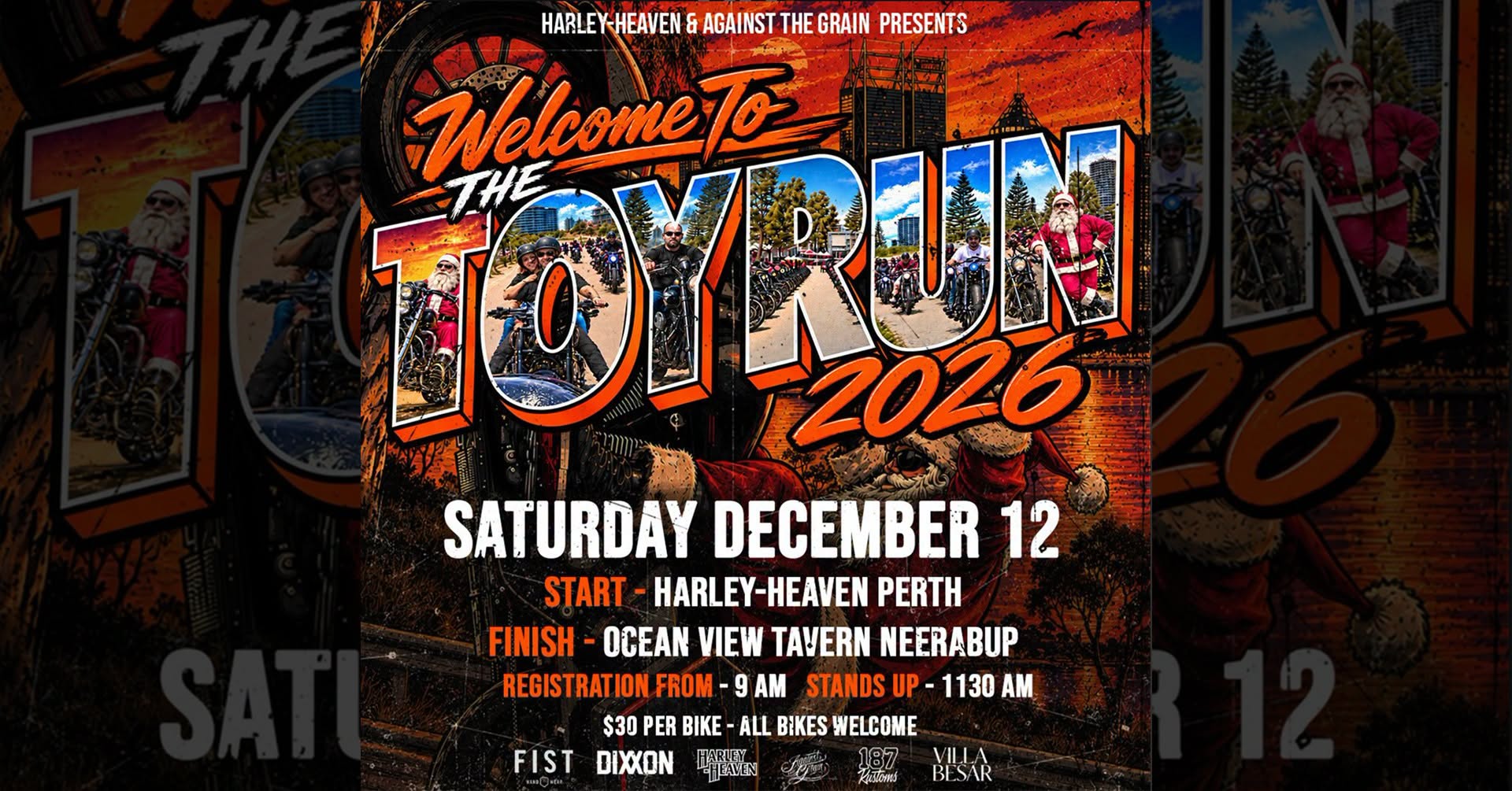 2026 WA Toy Run official poster
